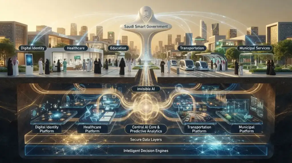 AI for government services Saudi Arabia for Saudi organizations.